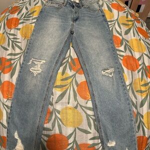 Urban Outfitters Blue Straight Leg Jeans